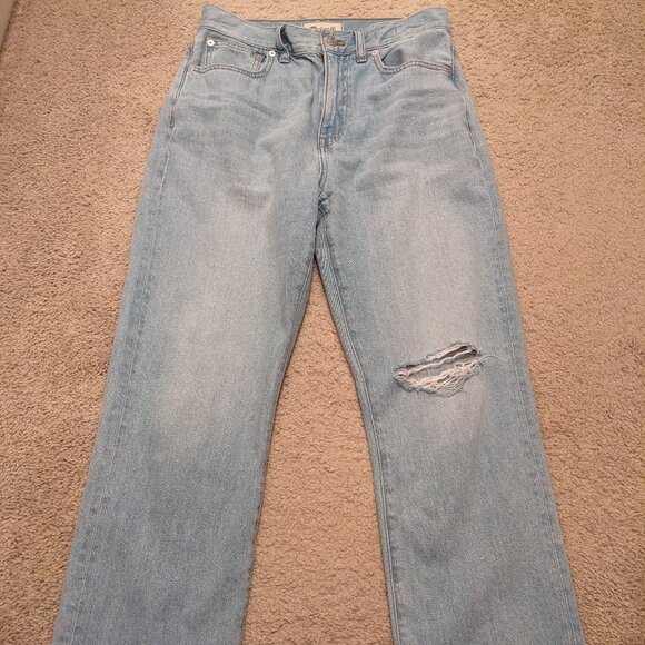 Madewell The '90s Straight Crop Jean - Picture 1 of 7